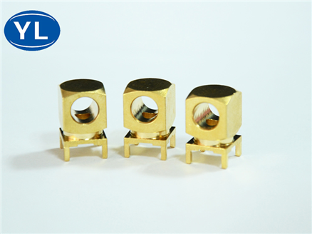CNC milling composite parts - copper workpieces
