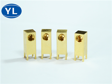 CNC milling composite parts - copper workpieces