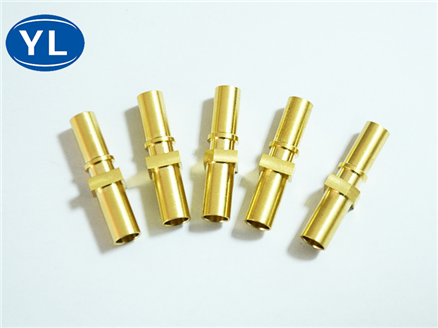 CNC turning parts - copper workpieces