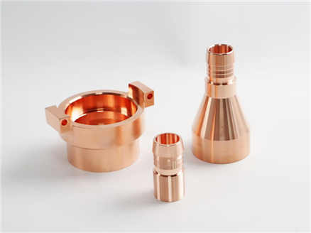 Red copper faucet joint
